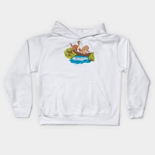 Another time / Cute Dinosaur Kids Hoodie